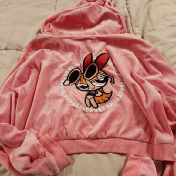 Retired! Awesome Blossom Velour Hoodie - Picture 1 of 6